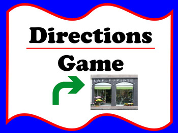 Preview of Directions Game (French)