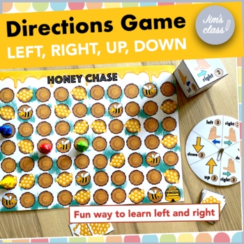 Preview of Directions Game | Left and Right, Up and Down