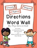 Directions Word Wall