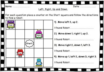 Up and Down Worksheets