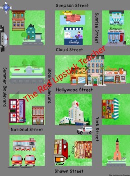 Directions in the City by The Red Lipstick Teacher | TpT