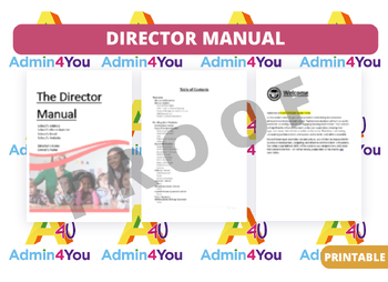 Preview of Director Manual with Resources