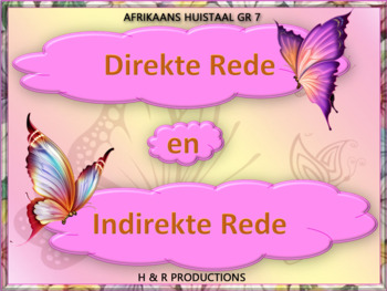 Preview of Direkte en Indirekte Rede - Gr7