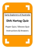 Dirk Hartog Quiz - iDoceo Grade Scanner - Early Explorers 