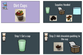 Dirt Cups (Special Education Visual Recipes, Sequencing)