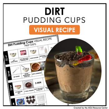 Preview of Dirt Pudding Cups Visual Recipe | Halloween Activities for Special Education