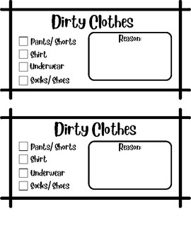 Preview of Dirty Clothes Label