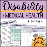 Disabilities, Allergies, Epilepsy & Emergencies | SPED PARA TRAINING Bundle