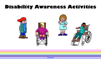 Preview of Disability Awareness Activities