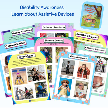 Preview of Disability Awareness: Assistive Devices Informational Photos