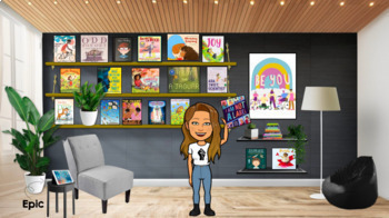 Preview of Disability Awareness Bitmoji Classroom Library Books (YouTube Read Alouds)