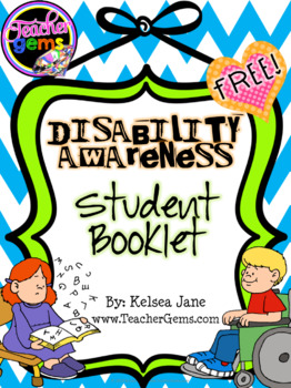 Preview of Disability Awareness Student Booklet {FREE}