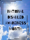 Disability Awareness Month -40 DISABLED CELEBRITIES POSTER