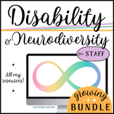 Disability & Neurodiversity GROWING BUNDLE | Training & Posters for Teachers