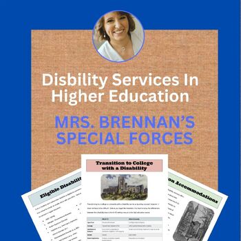 Preview of Disability Services In Higher Education