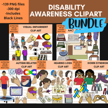 Preview of Disability - Special Education Needs SEN ClipArt BUNDLE