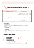 Disability & diversity Worksheet