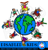 Disabled Kids ClipArt