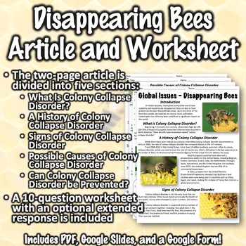 Preview of Disappearing Bees - Global Issues