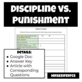 Discipline vs. Punishment | FCS | Child Development