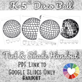 Disco Ball Tint and Shade Lesson for Elementary K-5th