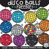 Disco Balls Clipart FREEBIE!
