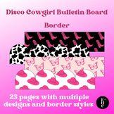 Disco Cowgirl Bulletin Borders