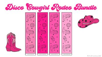 Preview of Disco Cowgirl Rodeo Bulletin Board