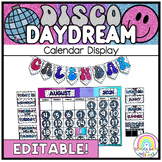 Calendar Display EDITABLE // Disco Daydream Collection