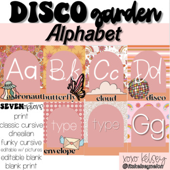 Preview of Disco Garden // Alphabet