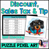 Discount Sales Tax Tip Progression Art Picture Pixel Art f