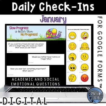 Preview of Digital Daily Check In - January SEL