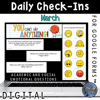 Preview of Digital Daily Check In - March SEL