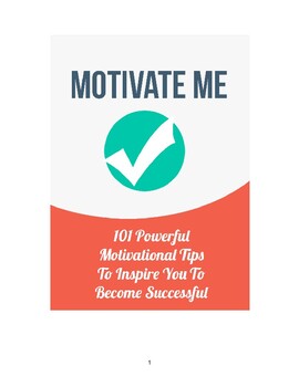 Preview of Discover 101 Easy Ways To Motivate Yourself For Success!