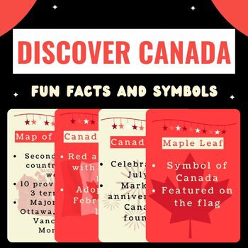 Preview of Discover Canada: Fun Facts and Symbols