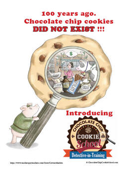 Preview of Introducing Chocolate Chip Cookie School - Fun Integrated Distance Learning