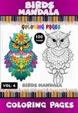 Discover Inner Peace with Owl Mandala Coloring Pages VOL 4!
