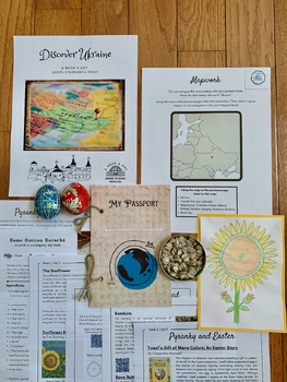 Preview of Discover Ukraine: A Book A Day, Geography Unit Study, Country Study