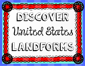 Preview of Discover United States Landforms