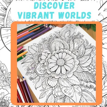 Preview of Discover Vibrant Worlds: Explore Our Unique Coloring Pages