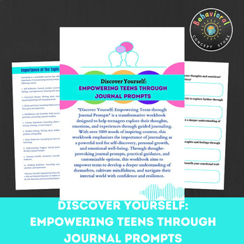 Preview of Discover Yourself: Empowering Teens through Journal Prompts