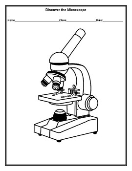 Discover the Microscope: Interactive Color and Learn Worksheet | TPT