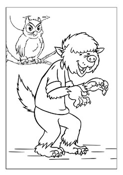 Discover the Thrill of Coloring with Our Werewolf Coloring Pages ...