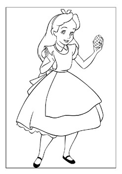 Discover the World of Alice in Wonderland with Printable Coloring Pages ...