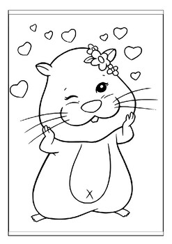 hamster coloring