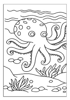 Discover the World of Octopuses with Our Printable Coloring Sheets, 45 ...