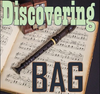 Preview of Discovering BAG - Elementary Music Recorder Game PowerPoint - Use for Sub!
