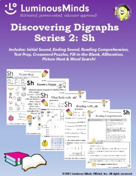 Preview of Digraph Worksheet Bundle Pack | Digraph: Sh