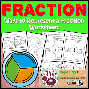 Preview of Discovering Fraction Representations: Ways to Represent a Fraction Worksheet!