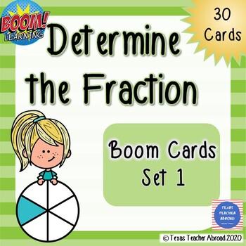 Preview of Discovering Fractions: Determine the Fraction (Set 1 of 3) Boom Cards™